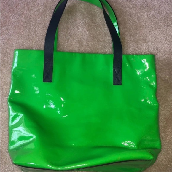 Kate Spade Patent green tote wallet - Picture 5 of 12